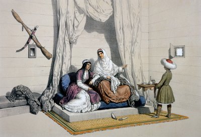 Tscherkessische Prinzessinnen am rechten Ufer des Kouban, aus 